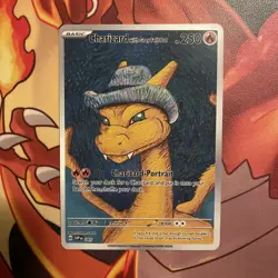 Charizard with Grey Felt Hat Pokemon x Van Gogh Black Star Promo ACG Art Card - Image 2