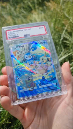 Piplup Pokemon Pocket Custom Card TCG Holo Genetic Apex Holographic - Image 2