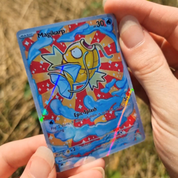 Magikarp Pokemon Custom Card TCG Holo Holographic Full Art XY143 - Image 2