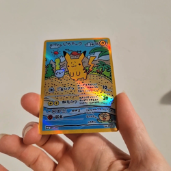 Oomaya's Pikachu Pokemon Custom Card TCG Holo Holographic Full Art No.025 - Image 2