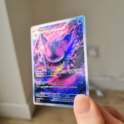 Gengar Pokemon Custom Card TCG Holo Holographic Full Art - Image 2