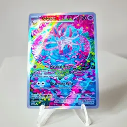 Sylveon Pokemon Custom Card TCG Holo Holographic Full Art 172 - Image 1