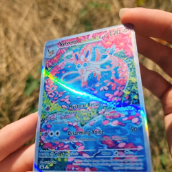 Sylveon Pokemon Custom Card TCG Holo Holographic Full Art 172 - Image 2