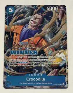 ONE PIECE Kaido Crocodile (2x) Treasure Cruise Winner Stamp Vol. 5 English Cards - Image 5