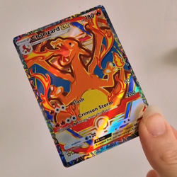 Charizard ex Pokemon Pocket Custom Card TCG Holo Deluxe Pack Holographic - Image 2