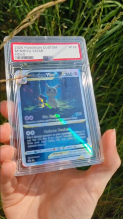 Mimikyu VStar Pokemon TCG Custom Card Holo Full Art Rare - Image 2