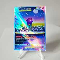 Gengar VStar Pokemon TCG Custom Card Holo Full Art Rare - Image 1