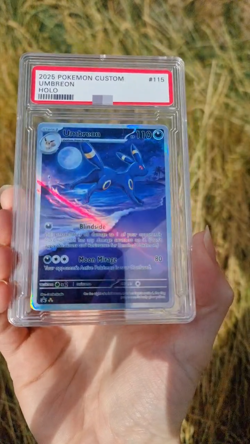 Umbreon Pokemon Custom Card TCG Holo Holographic Full Art SWSH129 - Image 2