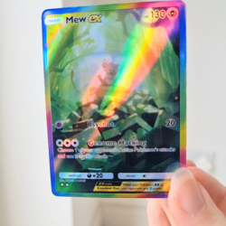 Mew ex Pokemon Pocket Custom Card TCG Holo Mythical Island Holographic - Image 2