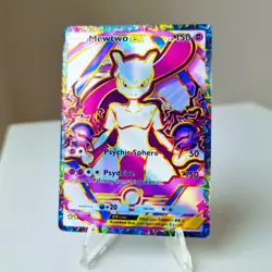 Mewtwo ex Pokemon Pocket Custom Card TCG Holo Deluxe Pack Holographic - Image 1