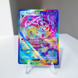 Sylveon ex Pokemon Pocket Custom Card TCG Holo Eevee Grove Holographic - Image 1