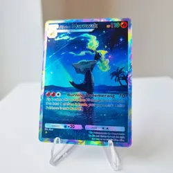 Alolan Marowak Pokemon Pocket Custom Card TCG Holo Celestial Guardians - Image 1