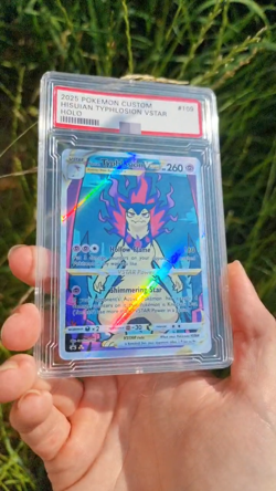 Hisuian Typhlosion VStar Pokemon TCG Custom Card Holo Full Art Rare - Image 2