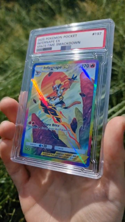 Infernape ex Pokemon Pocket Custom Card TCG Holo Space Time Smackdown Holo - Image 2