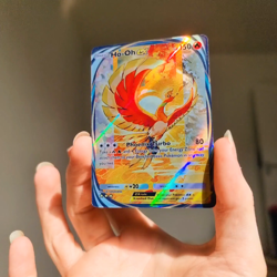 Ho-Oh ex Pokemon Pocket Custom Card TCG Holo Wisdom of Sea and Sky Holographic - Image 2