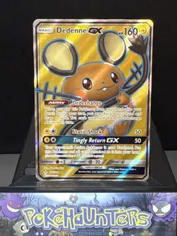 Pokemon Card Dedenne GX 195/214 Unbroken Bonds Full Art Ultra Rare Holo LP - Image 1