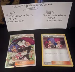 Pokemon TCG Trainer Jessie & James 2 Card Bundle - Image 2