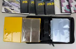 Lot of 10 Pokemon 4-Pocket Card Binders Yellow Bulbasaur Detective Pikachu - Image 2