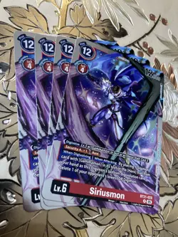 Digimon Card Game Playset Siriusmon BT21-028 R World Convergence - Image 1
