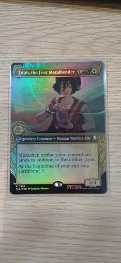 Toph, the First Metalbender | Foil | B.less | MTG | TLA | Near Mint | English EN - Image 1