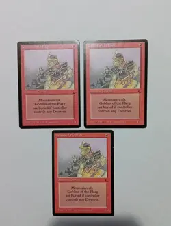 Magic The Gathering Mtg Goblins Of The Flarg X3 - Image 1