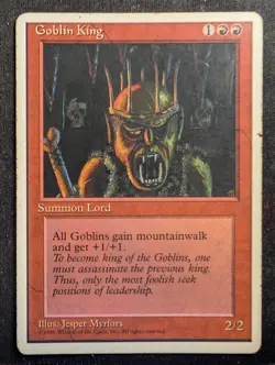 Goblin King - 4th Edition (MTG) - Image 1