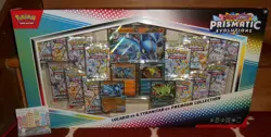 POKEMON TCG PRISMATIC EVOLUTIONS LUCARIO EX & TYRANITAR EX PREMIUM COLLECTION - Image 1