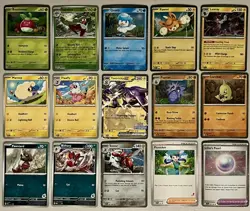Pokemon Scarlet And Violet Cosmos Holo And Promo Lot 15x! - Image 1