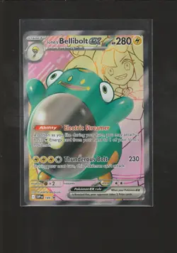 Pokemon TCG Ionos Bellibolt EX Journey Together Black Star Promo 194 - Image 1