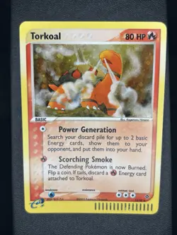 Torkoal 12/97 EX Dragon Holo Rare Pokemon TCG Mint - Image 1