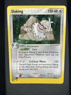Slaking 12/109 Holo Rare EX Ruby & Sapphire Pokemon TCG Mint - Image 1