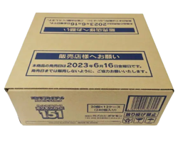 Scarlet & Violet - Pokemon 151 SV2a Japanese Booster Box Sealed Case - Image 1