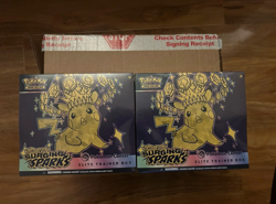 Pokemon Surging Sparks Elite Trainer Box ETB Pokemon Center Exclusive-IN HANDX2✅ - Image 1