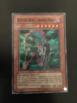 Yugioh Destiny Hero Double Dude POTD-EN012 Unlimited NM - Image 1