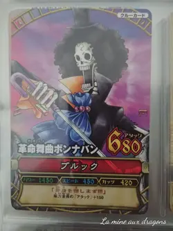 Carte One Piece Data Carddass OnePy Match PJ-C004 card Brook Mugiwara Promo - Image 1