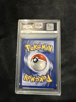 Pokemon TCG Blaine's Moltres Gym Heroes Holo Card 1/132 1st Edition SWIRL PSA 7 - Image 3
