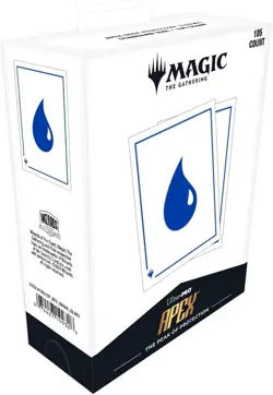 Ultra Pro Magic The Gathering MTG APEX 105ct Deck Card Sleeves Mana 8 Island - Image 1