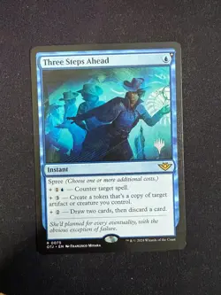Three Steps Ahead (PROMO) Outlaws of Thunder Junction (Magic/MTG) - Image 1