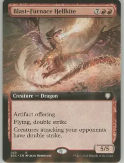 Blast Furnace Hellkite 059 Non Foil Borderless NM BRC MTG - Image 1