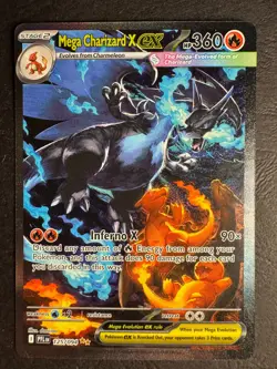 Mega Charizard X EX 125/094 SIR Pokemon Phantasmal Flames Near Mint - Image 1