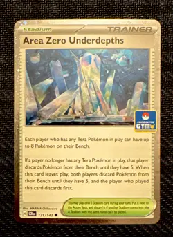 Pokemon Asia Exclusive Area Zero Underdepths Gym Promo Stamped 131/142 - Image 1