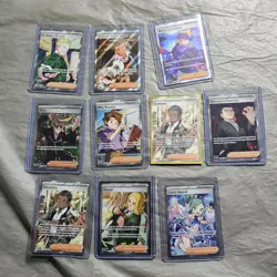 Pokemon TCG Trainer Lot Of 10 Full Art. Giovanni, Morty, Lisia, Bill, And More. - Image 1