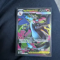 Mega Charizard X Ex 109/094 Phantasmal Flames Pokemon Card - Image 1