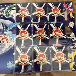 Pokemon TCG Neo Genesis Premium File 1 Promo Folder 9 Card Set Japanese - Image 5