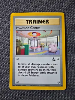 Pokemon Center #40 Trainer Card Non Holo Black Star Promo NM/LP Condition - Image 1