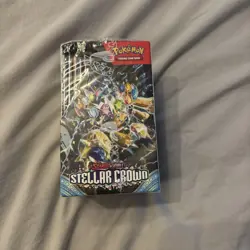 Pokemon TCG Stellar Crown Half Booster Box (18 Packs) New and Sealed - Image 2