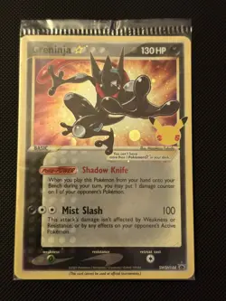 Greninja Gold Star SWSH144 Celebrations Stamp English Sealed Pokemon TCG NM - Image 1