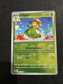 Pokemon Black Bolt English Lilligant Master Ball Holo 007/086 NM - Image 1