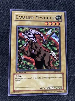 CARTE YU-GI-OH! CAVALIER MYSTIQUE 1ST MRD-F076 PROCHE DU NEUF/NM - Image 1