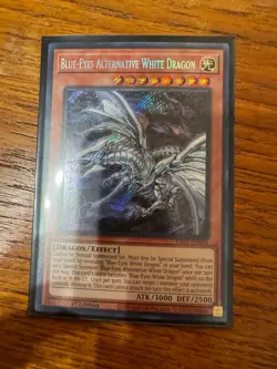 BLUE-EYES ALTERNATIVE WHITE DRAGON * 1ST EDITION SECRET RARE RA02-EN010 YUGIOH! - Image 1